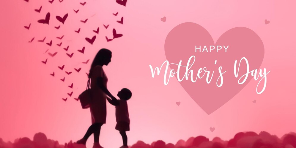 pink-background-with-mother-child-holding-hands-words-happy-mother-s-day