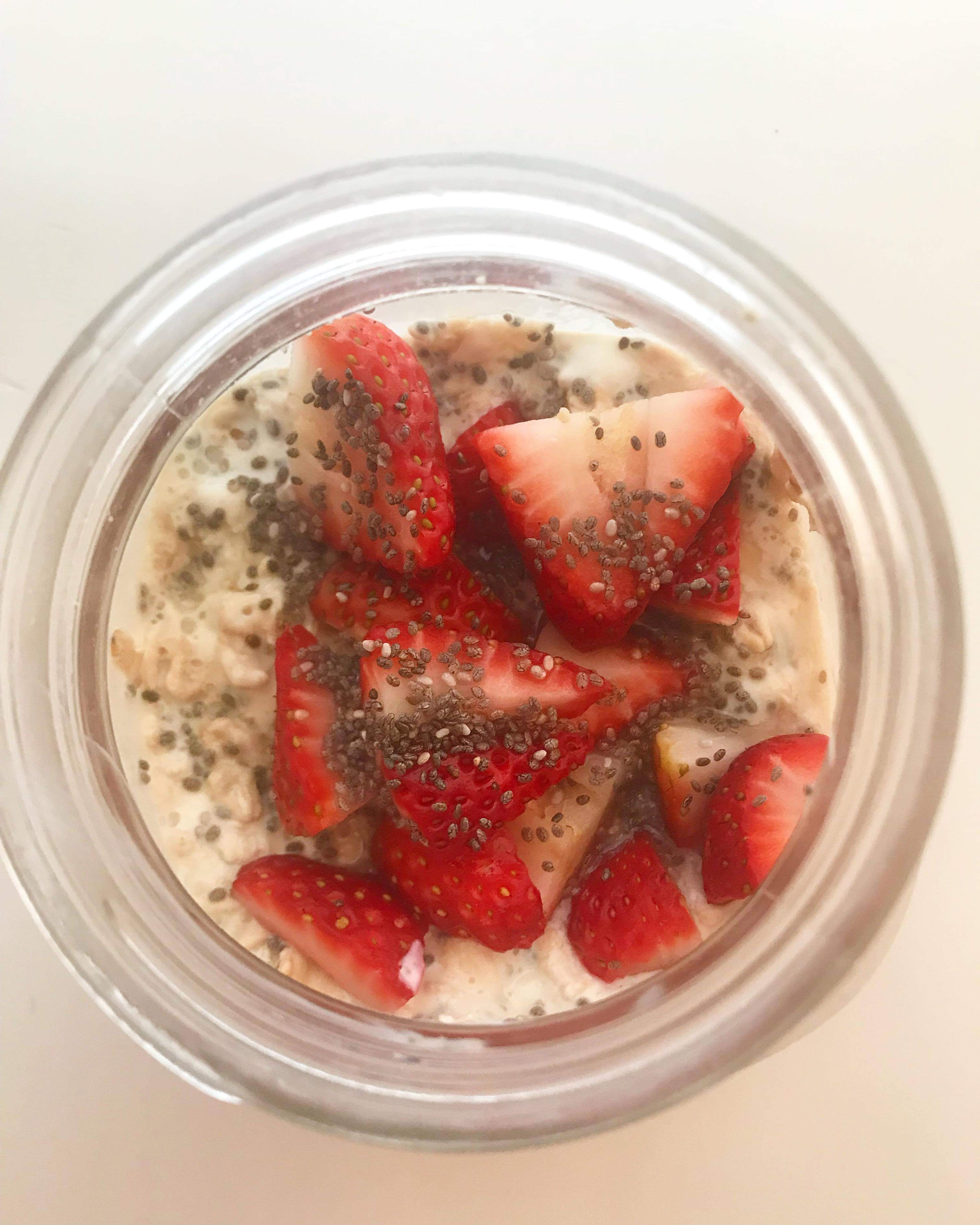 strawberry and oats